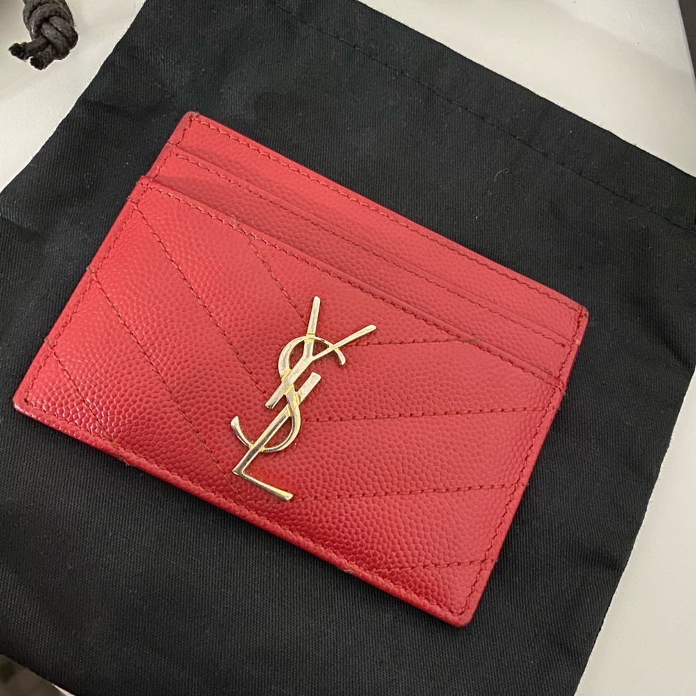 Authentic Saint Laurent cardholder